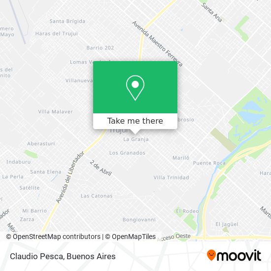 Mapa de Claudio Pesca