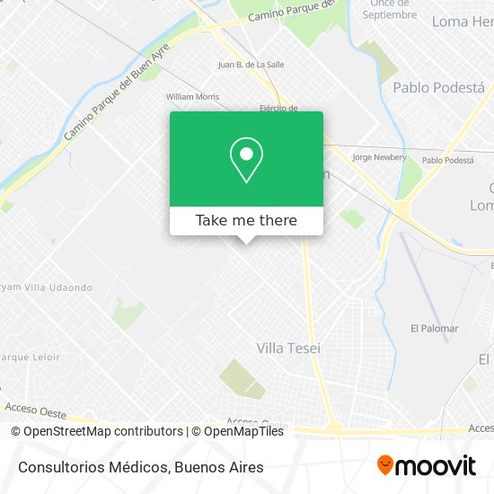 Consultorios Médicos map