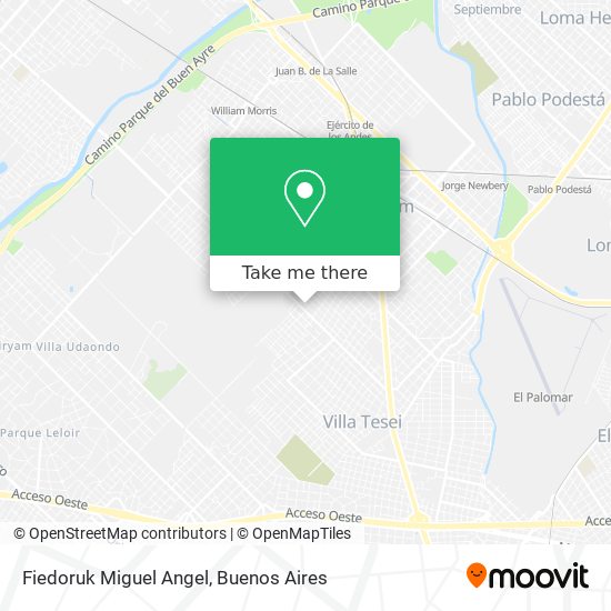 Fiedoruk Miguel Angel map