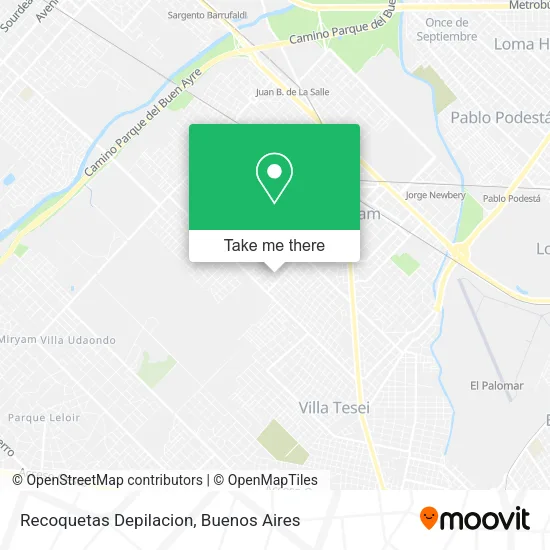 Mapa de Recoquetas Depilacion