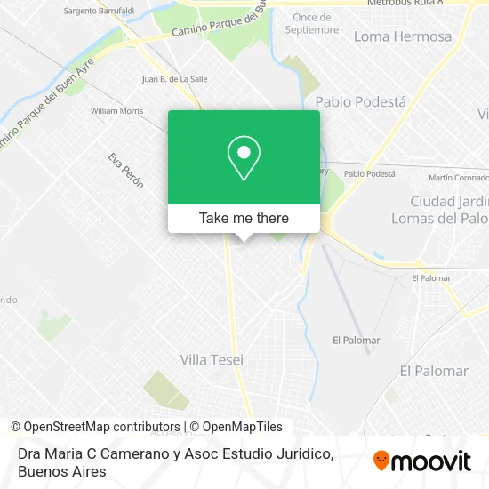Dra Maria C Camerano y Asoc Estudio Juridico map