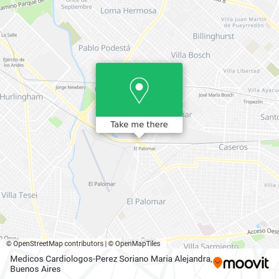 Medicos Cardiologos-Perez Soriano Maria Alejandra map