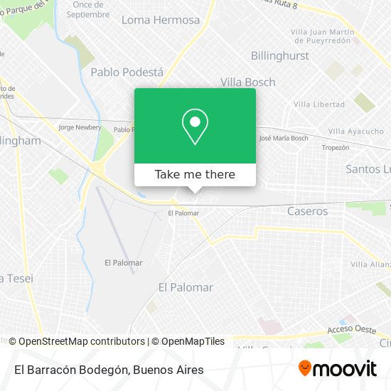 El Barracón Bodegón map