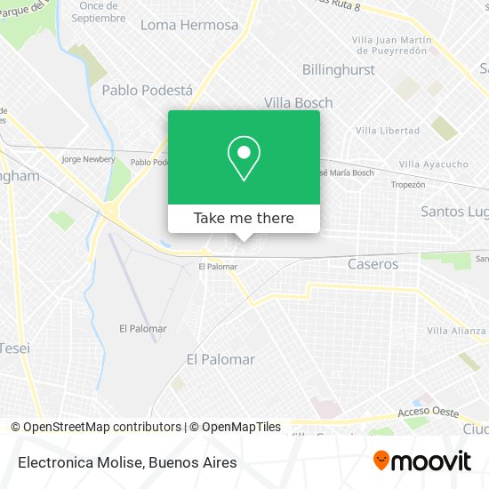 Electronica Molise map