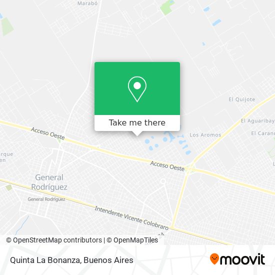 Quinta La Bonanza map