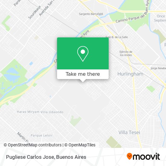 Pugliese Carlos Jose map