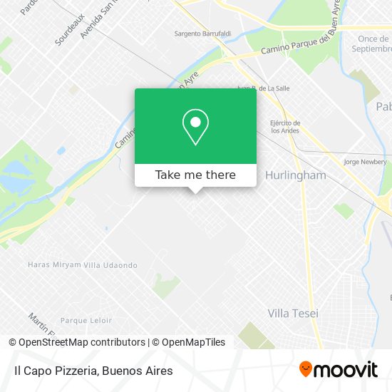 Mapa de Il Capo Pizzeria