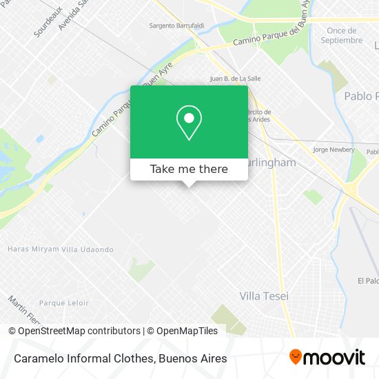 Caramelo Informal Clothes map