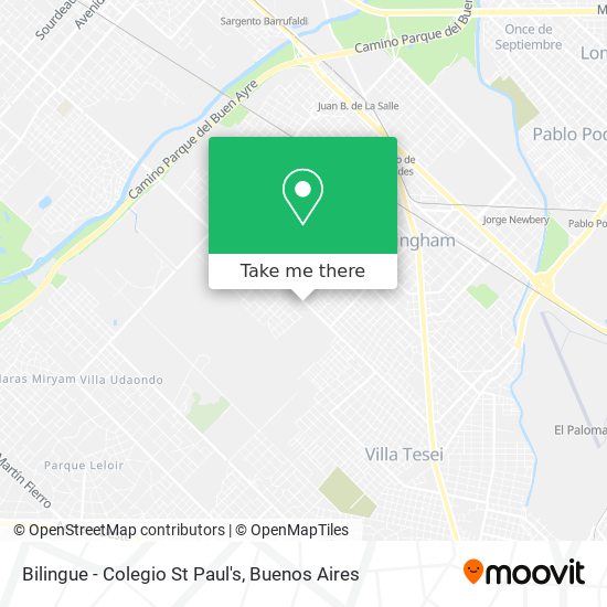 Mapa de Bilingue - Colegio St Paul's