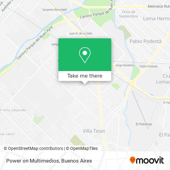 Power on Multimedios map