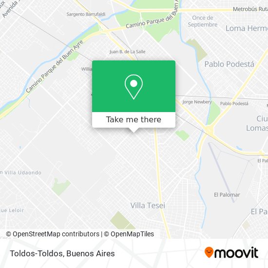 Toldos-Toldos map