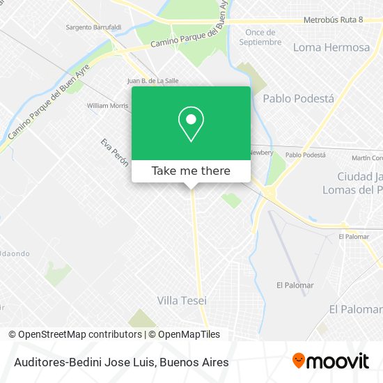 Auditores-Bedini Jose Luis map