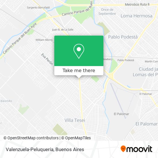 Valenzuela-Peluquería map