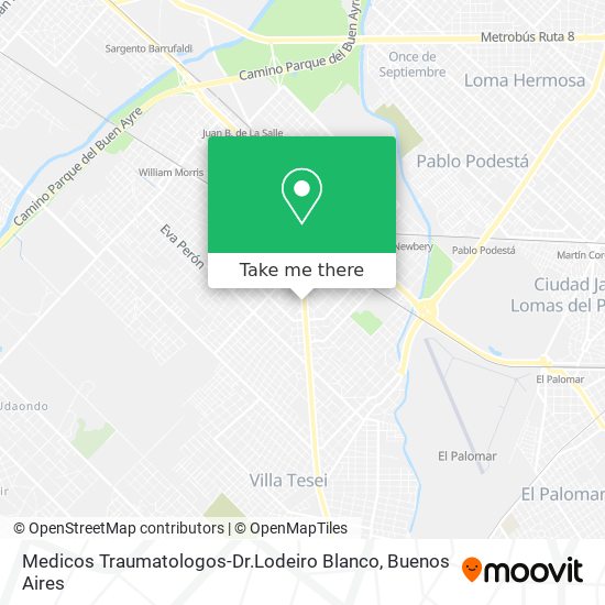 Medicos Traumatologos-Dr.Lodeiro Blanco map