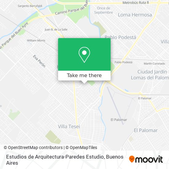 Estudios de Arquitectura-Paredes Estudio map