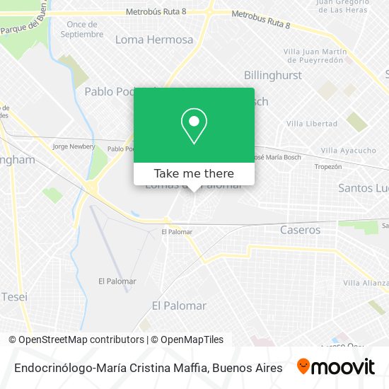 Mapa de Endocrinólogo-María Cristina Maffia