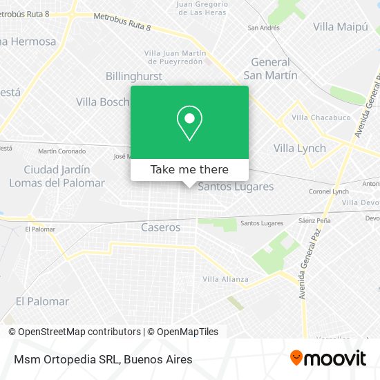 Msm Ortopedia SRL map
