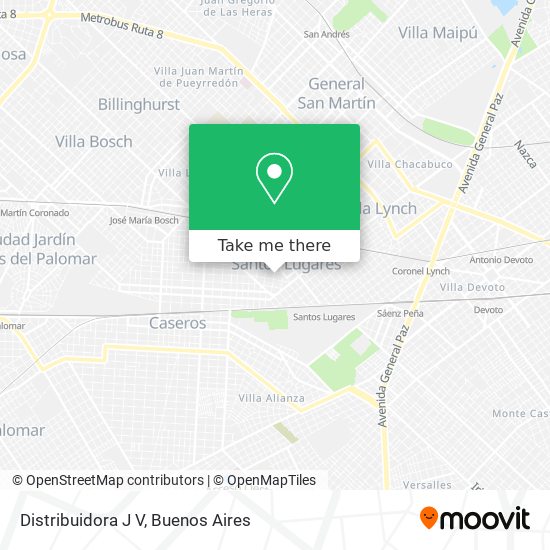 Distribuidora J V map