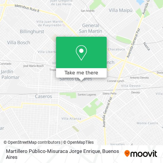 Martillero Público-Misuraca Jorge Enrique map