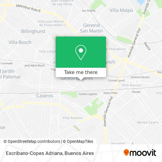 Escribano-Copes Adriana map