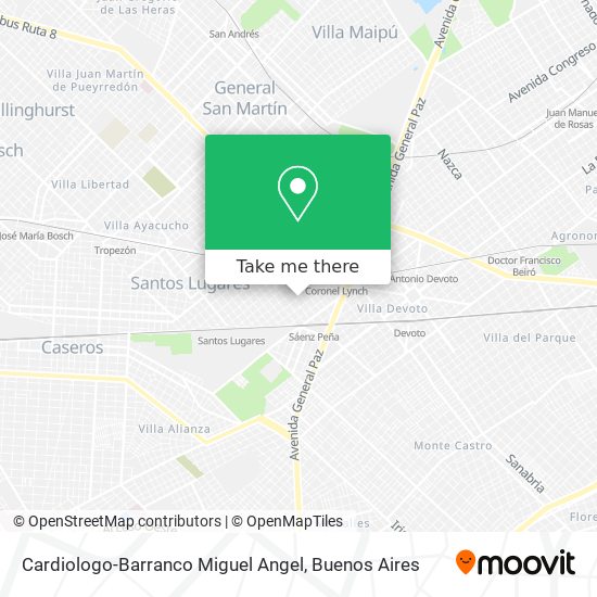 Cardiologo-Barranco Miguel Angel map