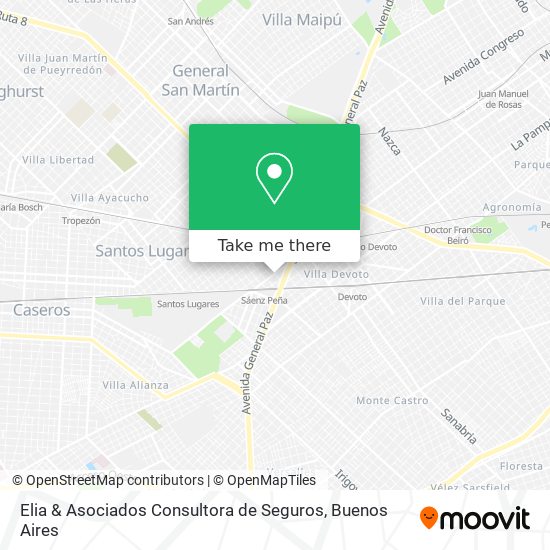 Elia & Asociados Consultora de Seguros map