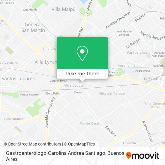 Mapa de Gastroenterólogo-Carolina Andrea Santiago