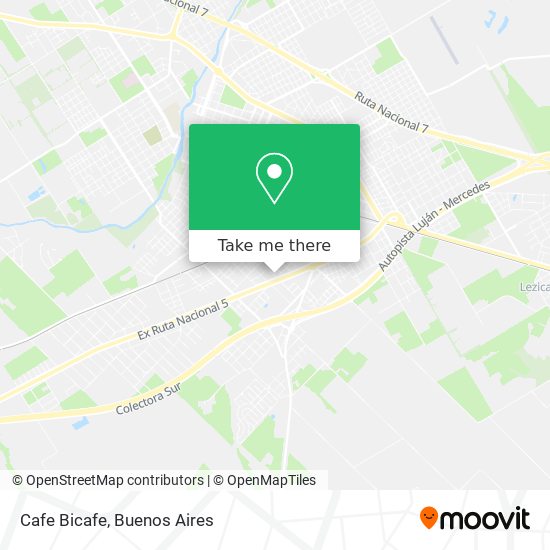 Cafe Bicafe map