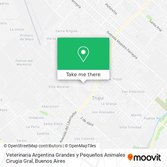 Mapa de Veterinaria Argentina Grandes y Pequeños Animales Cirugia Gral