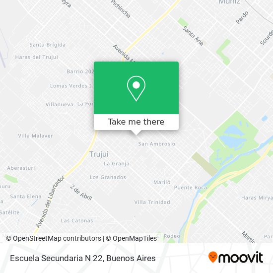 Escuela Secundaria N 22 map