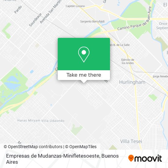 Empresas de Mudanzas-Minifletesoeste map