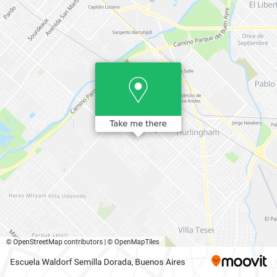 Escuela Waldorf Semilla Dorada map