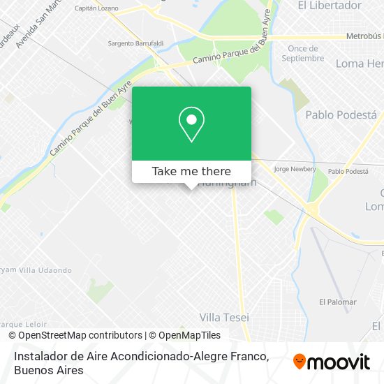 Instalador de Aire Acondicionado-Alegre Franco map