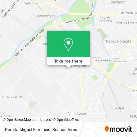 Peralta Miguel Florencio map