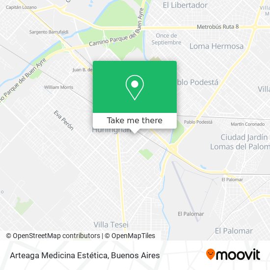 Arteaga Medicina Estética map