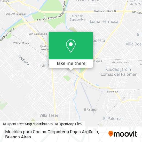 Muebles para Cocina-Carpinteria Rojas Argüello map