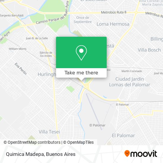 Quimica Madepa map