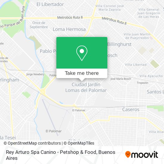 Rey Arturo Spa Canino - Petshop & Food map