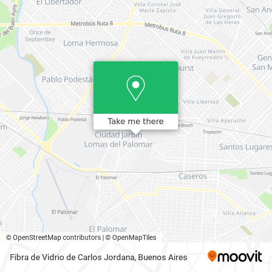 Mapa de Fibra de Vidrio de Carlos Jordana