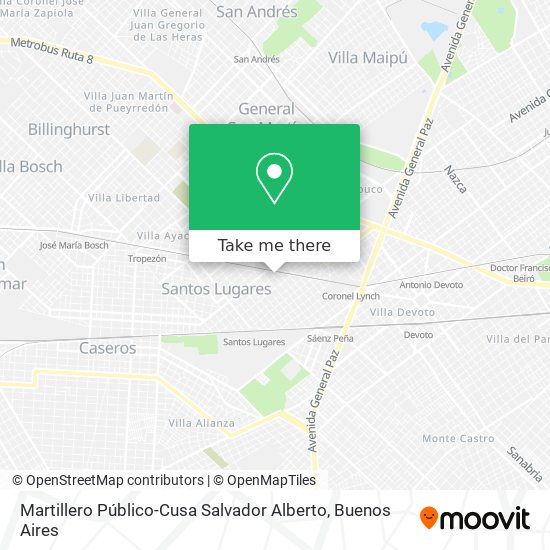 Martillero Público-Cusa Salvador Alberto map