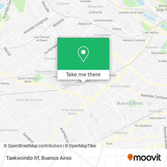 Taekwondo Itf map