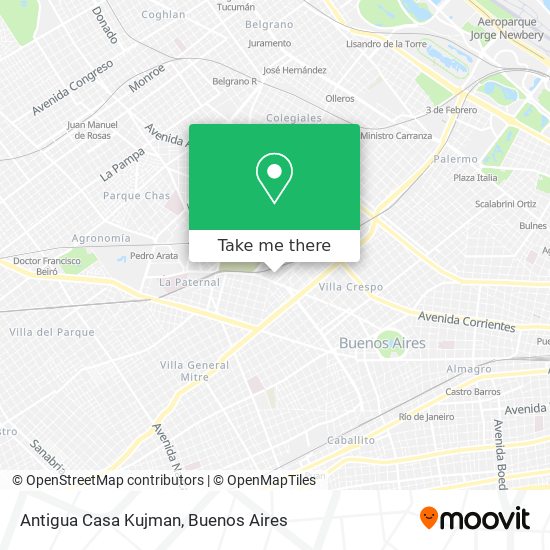 Antigua Casa Kujman map