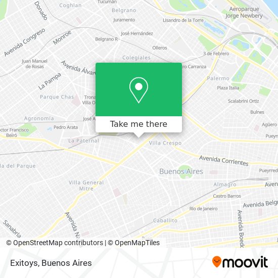 Exitoys map