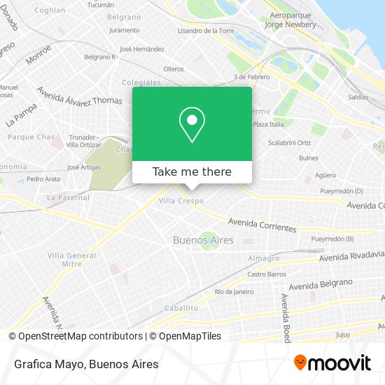 Grafica Mayo map