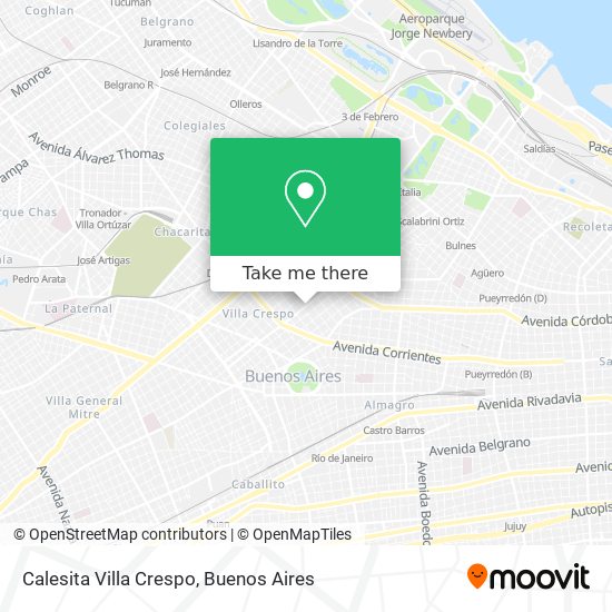 Calesita Villa Crespo map