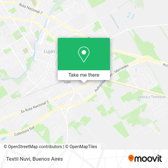 Textil Nuvi map