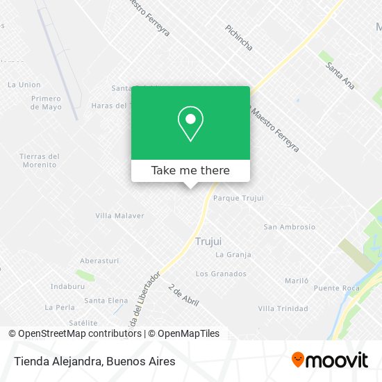 Mapa de Tienda Alejandra