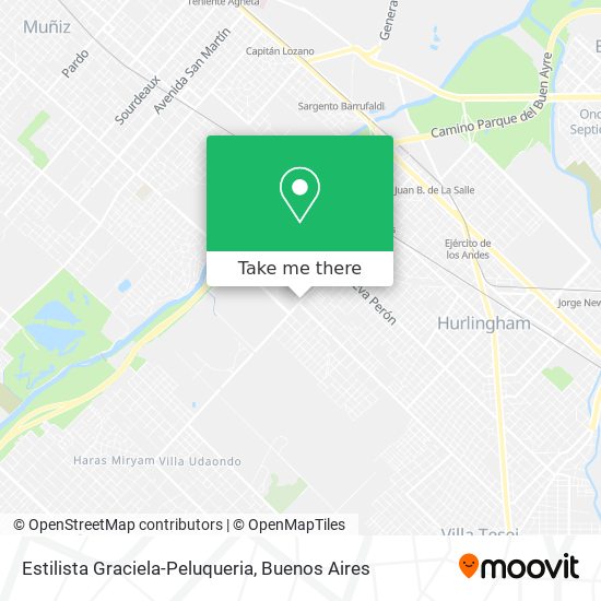 Mapa de Estilista Graciela-Peluqueria