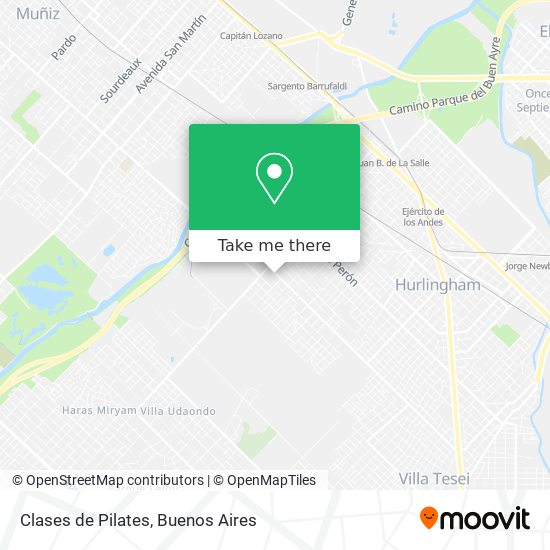 Clases de Pilates map