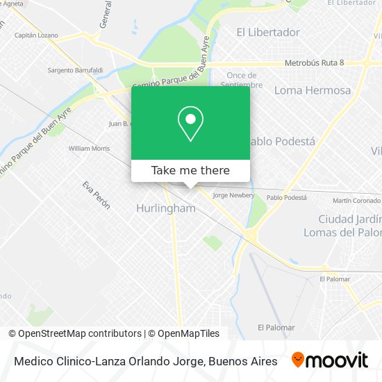 Medico Clinico-Lanza Orlando Jorge map